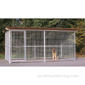 2.29m x3.96mx1.83m Altura Galvanized Metal Dog Run Kennel